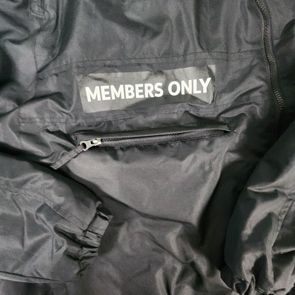 Members Only x NASA Black Anorak Jacket Men’s Size M - Picture 5 of 7